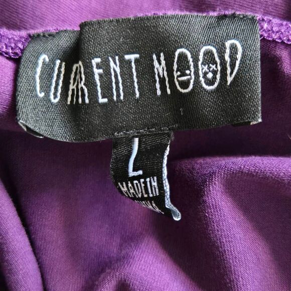 Current Mood Hankerchief Top Size Large Fairycore Whimsigoth Renaissance Witchy - Picture 5 of 6